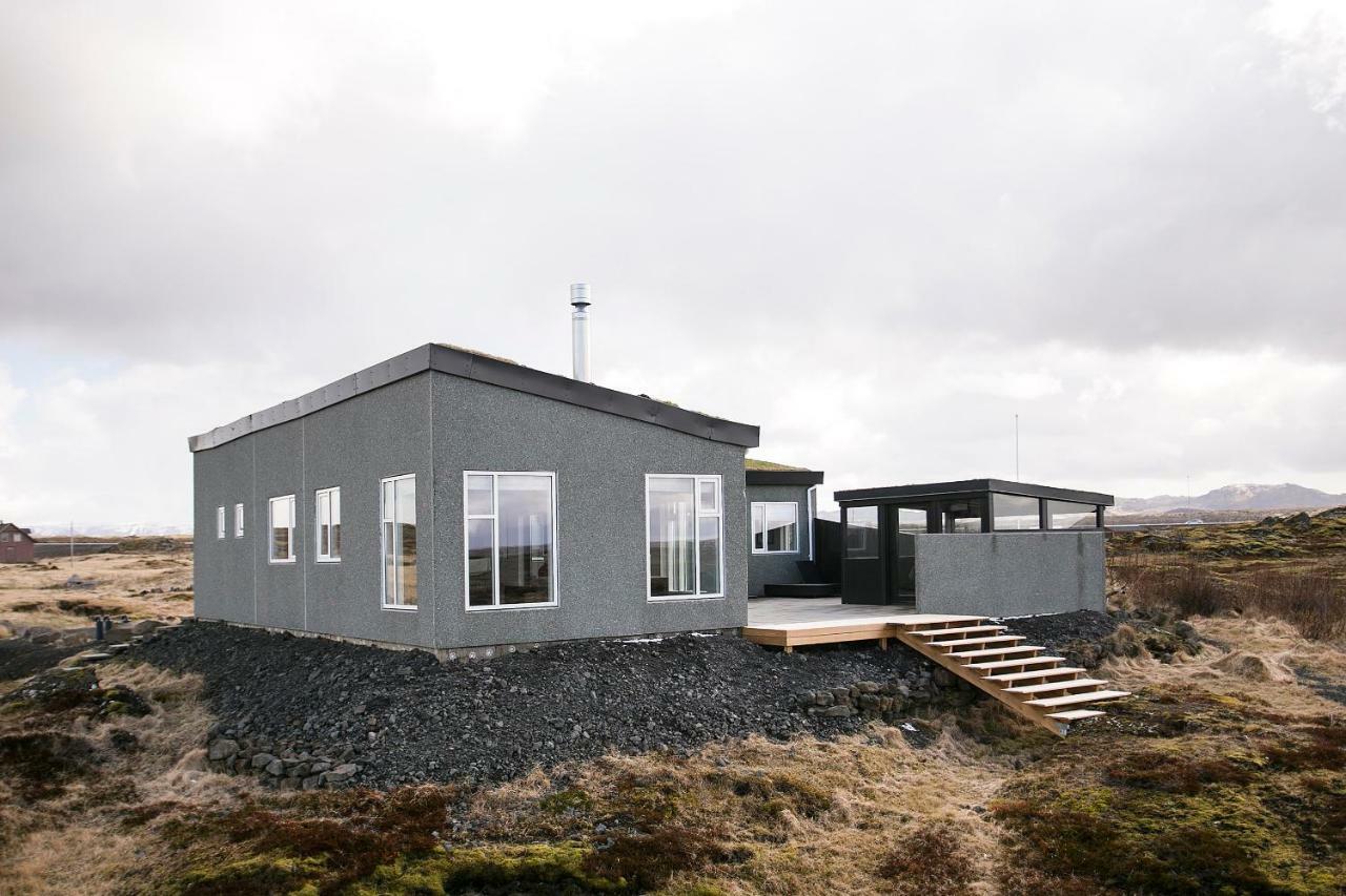 Hvassahraun Cabin By The Sea 보가르 외부 사진